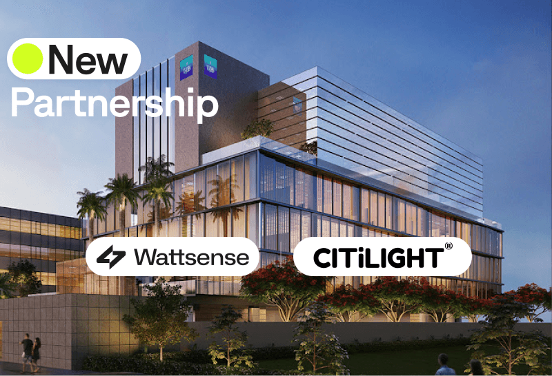 CITILIGHT the new distributor for the Wattsense solution in India