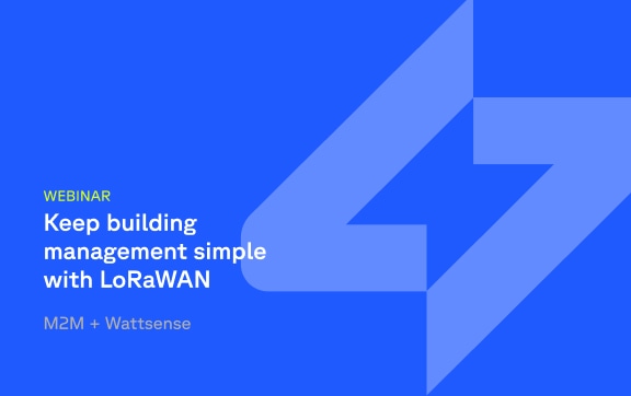 flyer for webinar keep building management simple with lorawan