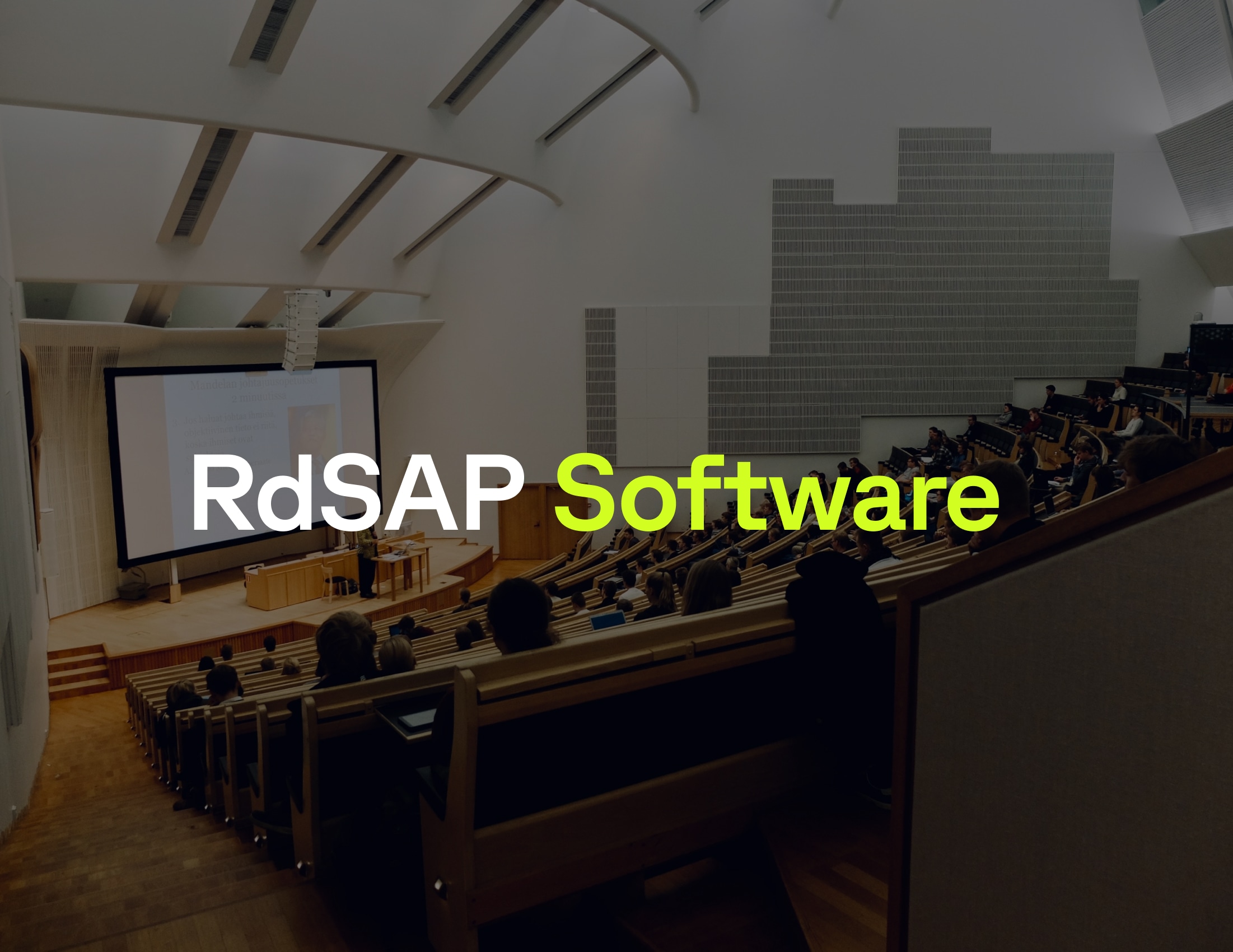 RdSAP Software